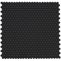 REVIFY - 0.4X0.5/11X11 HEXAGON, NERO, MATTE